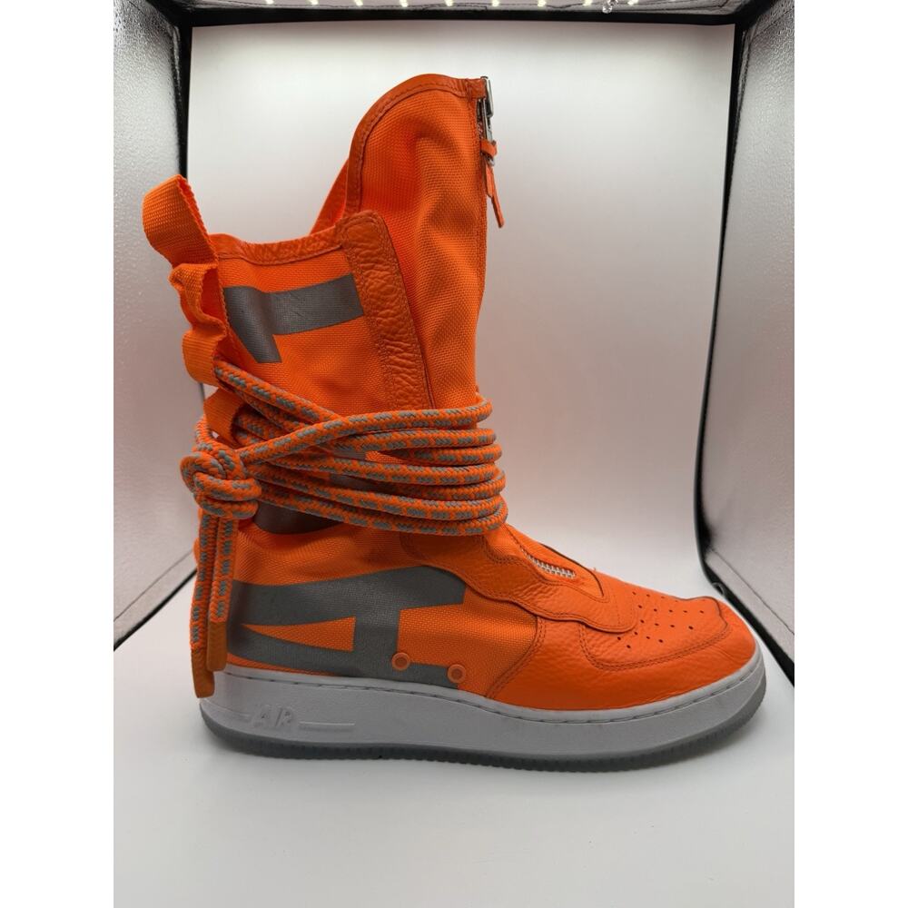 Nike Sf Air Force 1 High Total Orange 2017 - AA1128-800 Size 12 - NO BOX - Read - Picture 13 of 16
